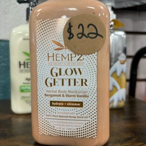 Hempz Glow Getter Bergamot & Warm Vanilla Shimmering Lotion 17 oz