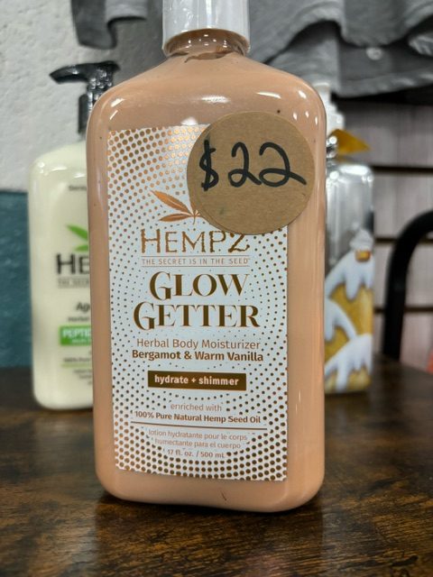 Hempz Glow Getter Bergamot & Warm Vanilla Shimmering Lotion 17 oz